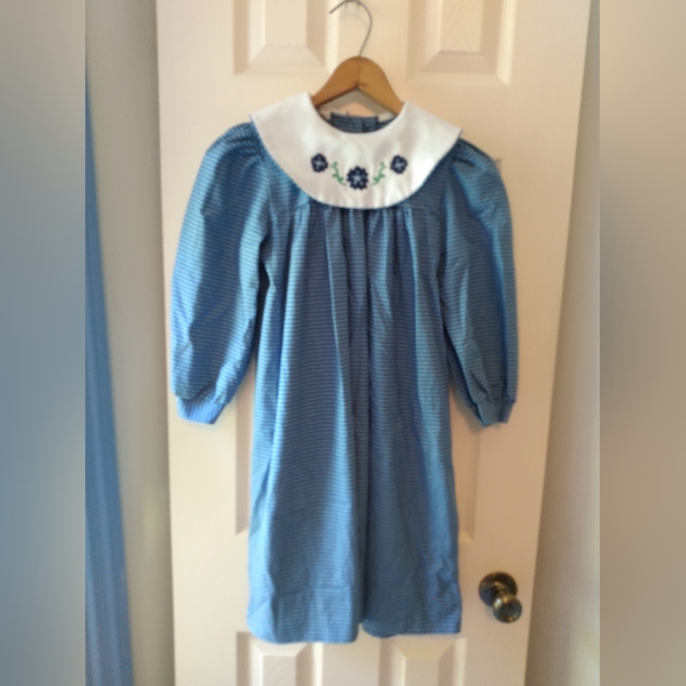 🔷️3-$15🔷️  HP!🦋 Vtg. Cottagecore Old Fashioned Long Sleeve Prairie Dress 6X